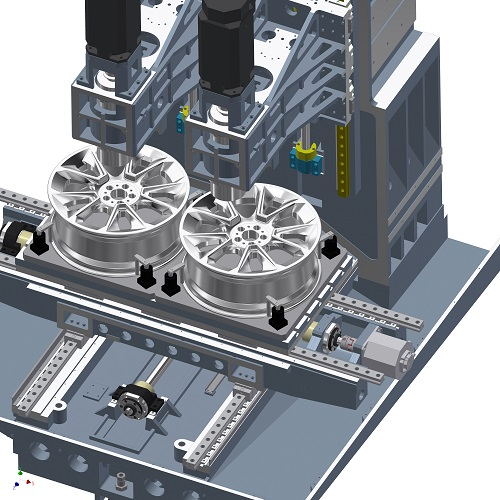 雙休心T輪轂專用機的加工效果如何？